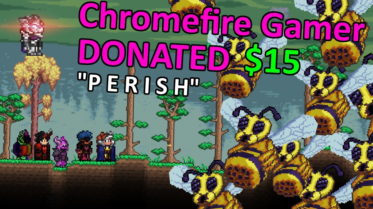 Terraria but donations affect gameplay (HIGHLIGHTS 2)