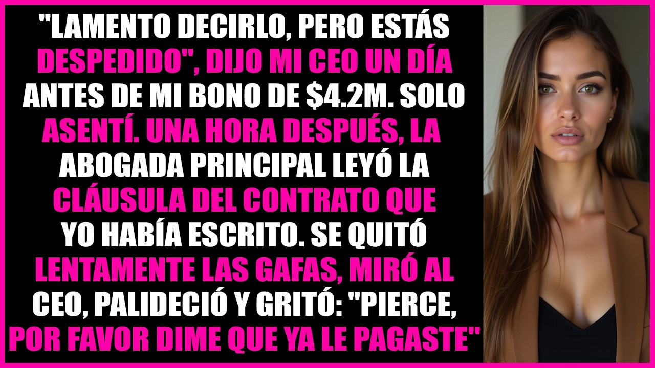 Despedido antes de mi bono de $4.2M: la cláusula legal que se volvió en su contra