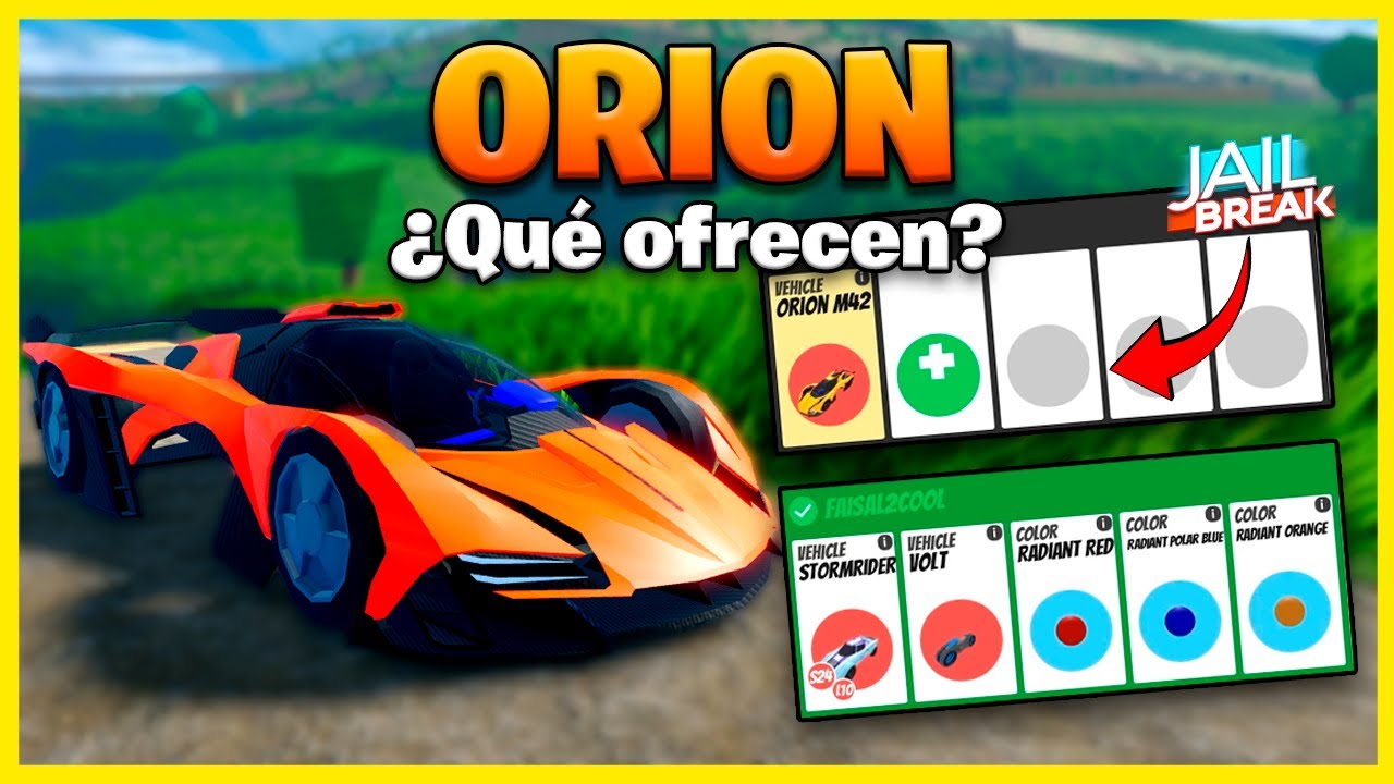 ¿QUÉ OFRECEN por ORION en TRADES? - JAILBREAK ROBLOX