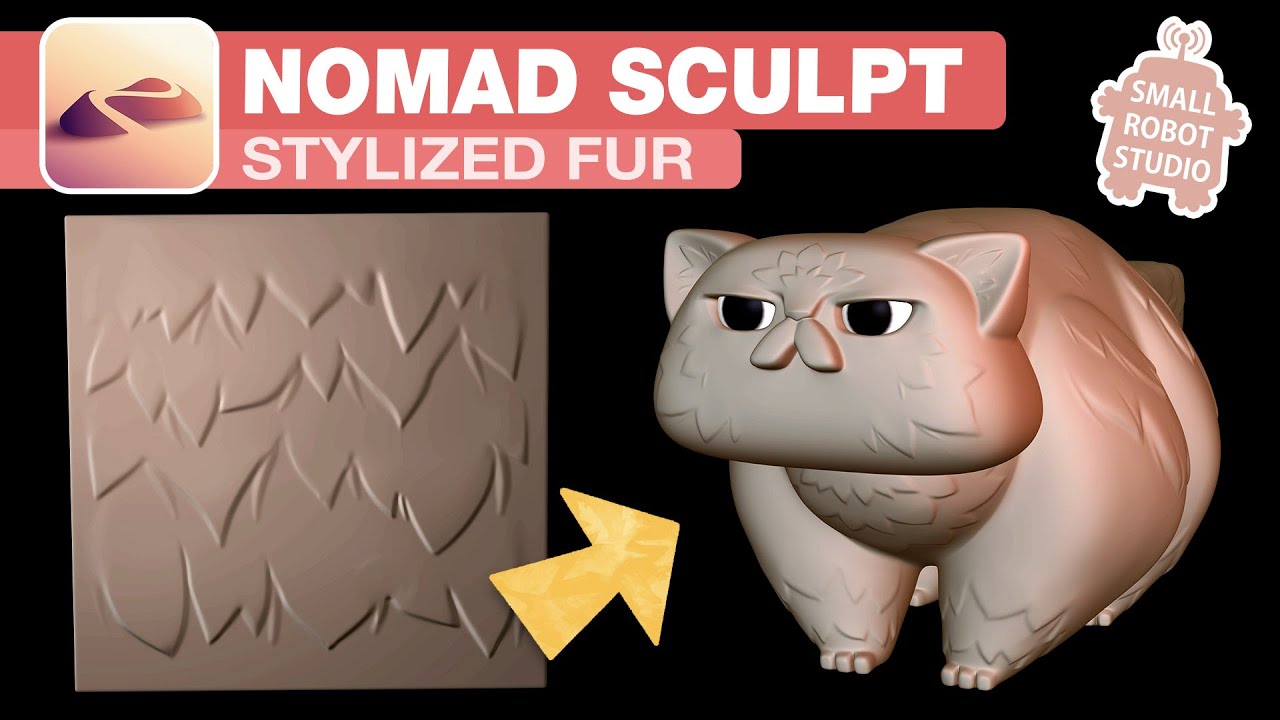 Nomad Sculpt: урок по стилизованному меху