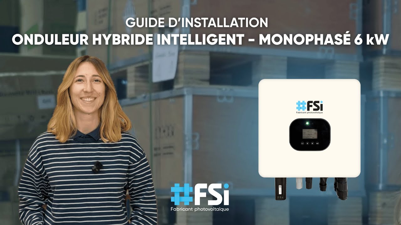 TUTORIEL D'INSTALLATION DE L'ONDULEUR HYBRIDE TSLM 6KW