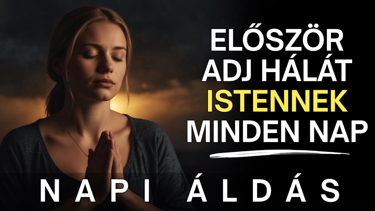 Legyen a h&aacute;la a napi &eacute;neked Istennek minden nap | Napi ima