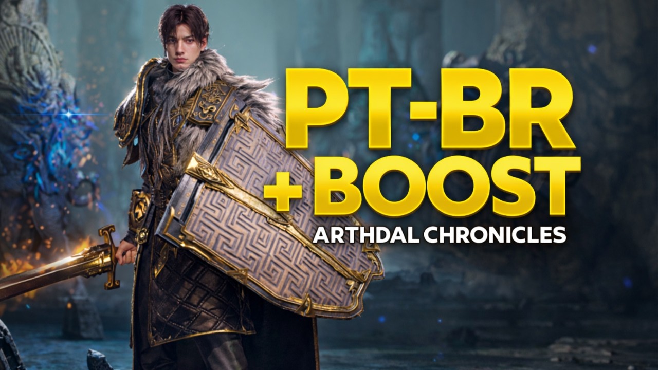 🔴ARTHDAL CHRONICLES PT-BR + BOOST ATIVO | ABRINDO BAÚS + UPANDO AO VIVO