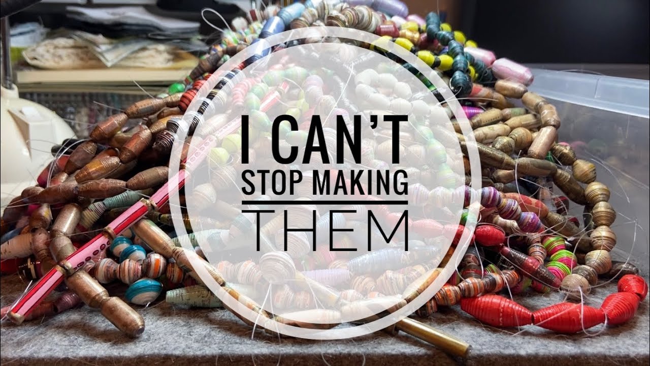 My Paper Beads. Have a look at some of the rolled paper beads I have made over the years.