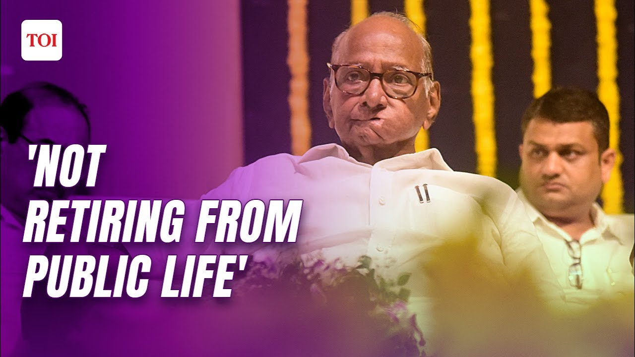 Sharad Pawar RESIGNS as NCP President: &lsquo;one has to stop somewhere&rsquo; | Sharad Pawar Quits