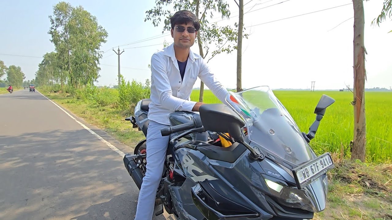 Freestyle Adventure: My First Time Riding! Apache rr310cc 2025 #rider #new #viral 