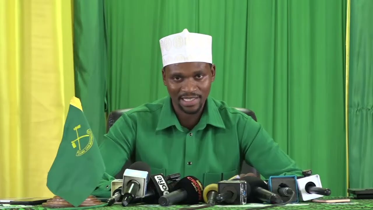 ✅ LIVE:MKUTANO WA MWENEZI KENANI KIHONGOSI AKIZUNGUMZA NA WAANDISHI WA HABARI AFISI KUU - ZANZIBAR