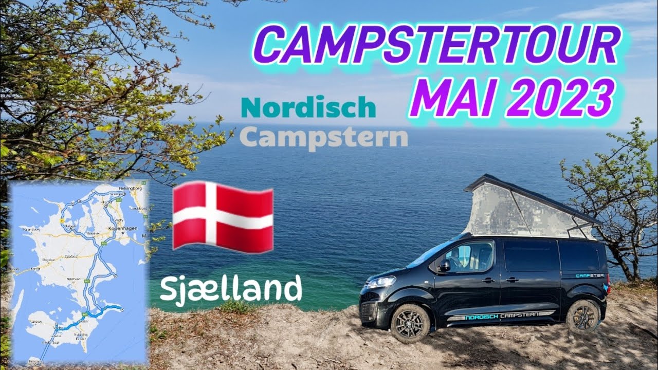 Dänemark Sjælland 1 Woche mit dem Campster unterwegs. Møns Klint,Helsinør,Stevens Klint, Hillerød...