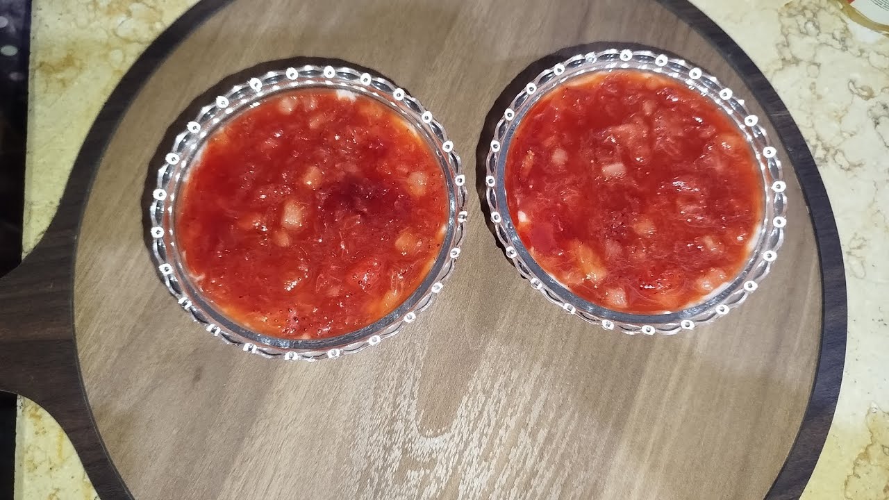 مهلبيه الفراوله  بمكونات موجودة فى البيت 🍓🍓