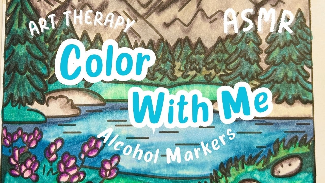 Color With Me | This is my first time using alcohol markers!! They are AMAZING!!