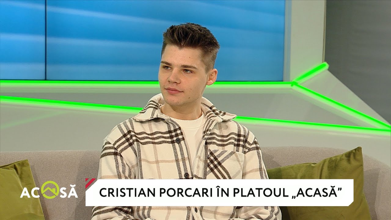 Cristian Porcari, tânărul moldovean care a cucerit ambele maluri ale Prutului, ACASĂ