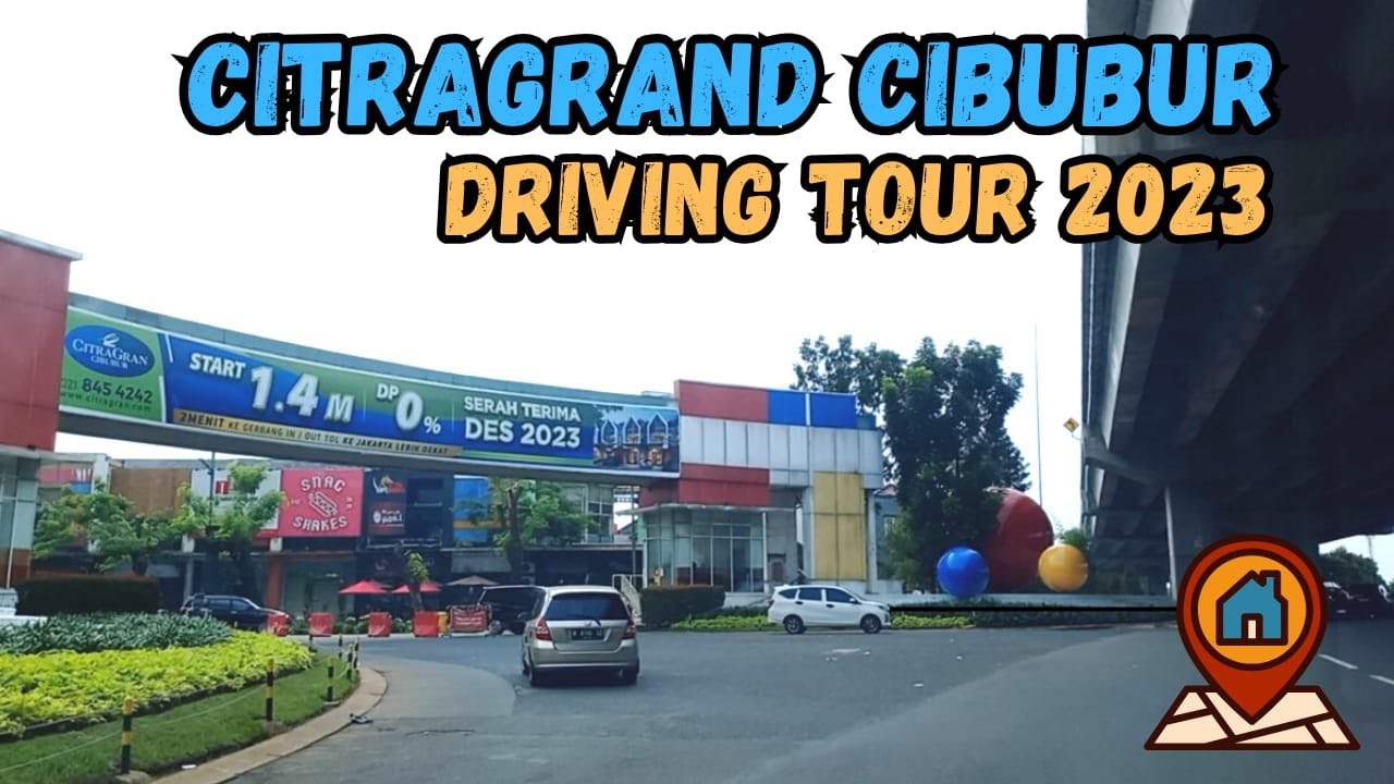 Driving Tour Citragrand Cibubur...Perumahannya ASRI bangett gaess 😃👍
