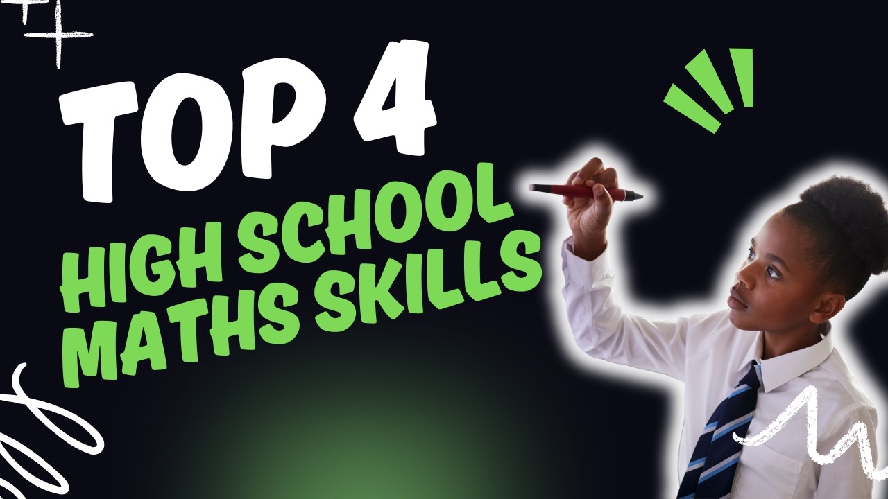 Top 4 Maths Skills You MUST Know for High School