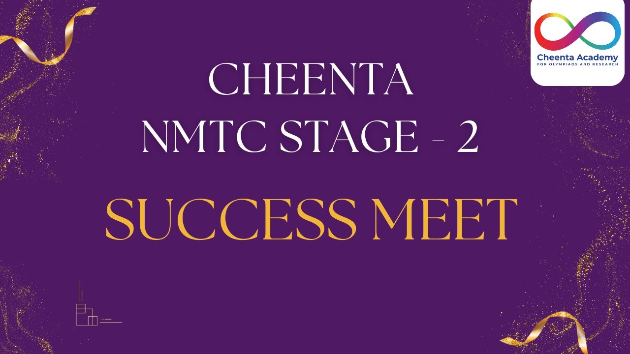 Встреча победителей второго этапа NMTC | Cheenta Academy