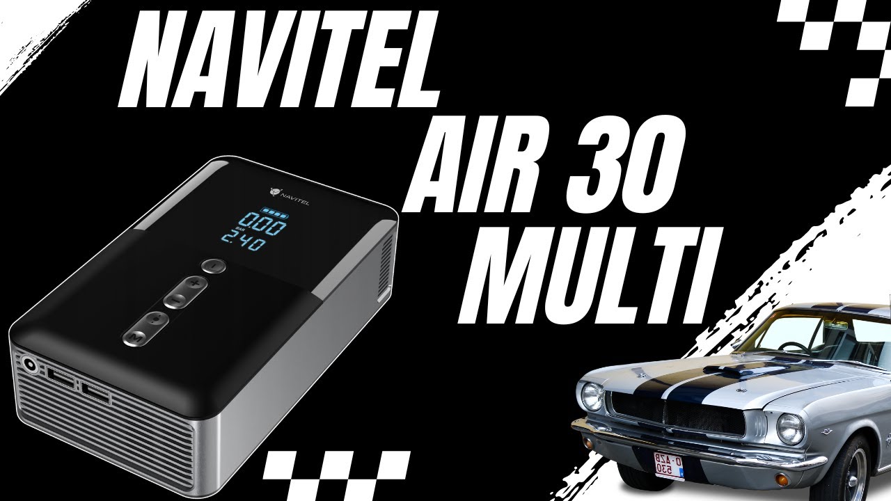 Navitel Air30 Multi - kompresor, starter, powerbank i latarka w jednym! / test, recenzja