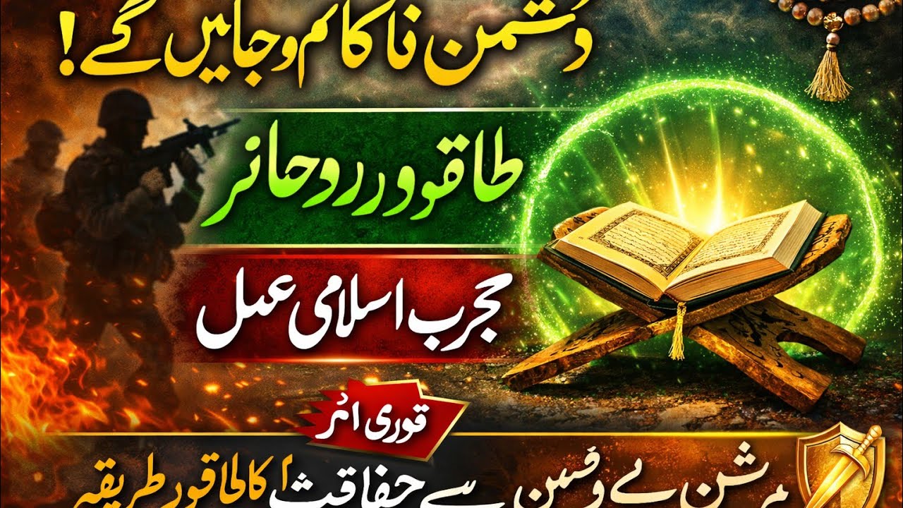 Dushman Barbad Hoga | Dushman Se Nijat Ka Wazifa |ہر قسم کے دشمن سے حفاظت کا طاقتور وظیفہ 