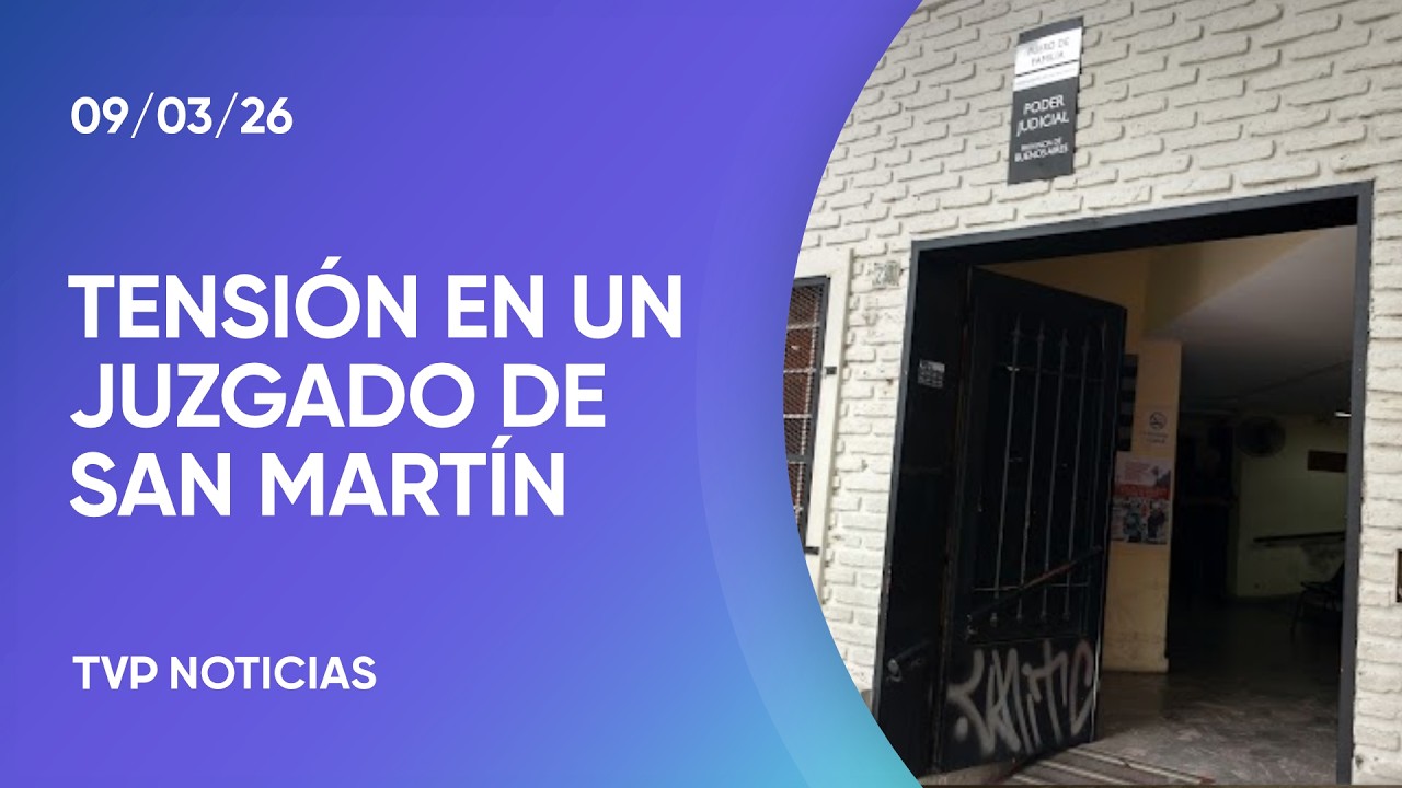 Nuevo hecho de violencia en los juzgados de San Martín