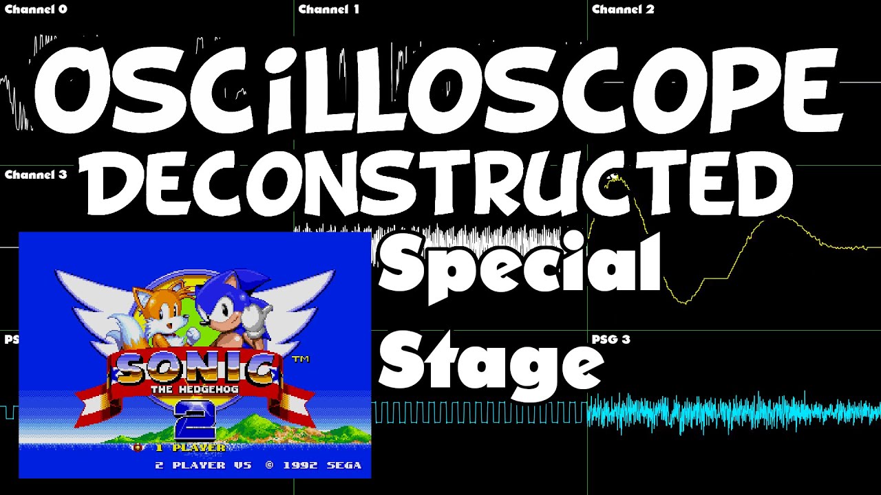 Sonic 2 - Special Stage - Oscilloscope Deconstruction