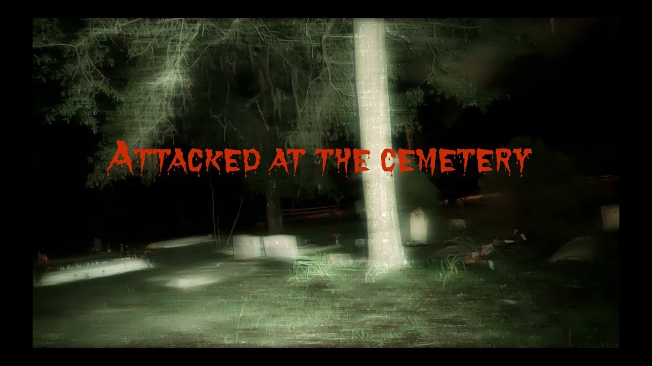 Cemetery at night with TheFam