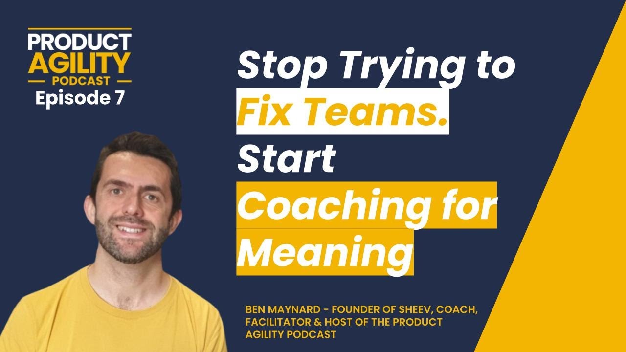 Stop Trying To Fixing Teams. Start Coaching for Meaning