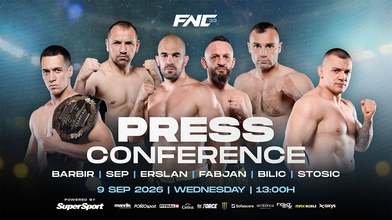 [LIVE] FNC 33 powered by SuperSport | PRESS CONFERENCE | Zagreb