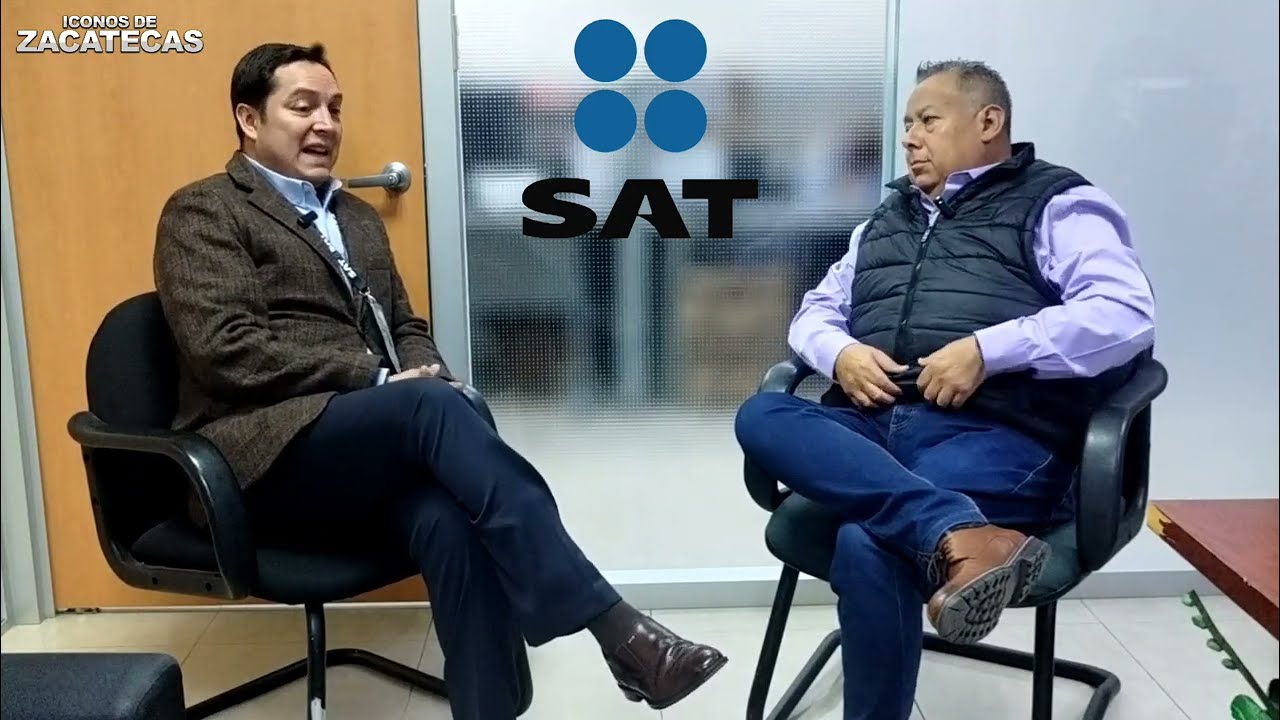 ICONOS DE ZACATECAS con el administrador del SAT Alfonso Del Real.