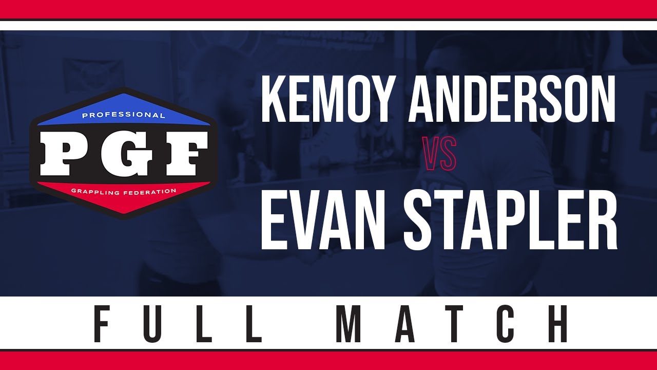 Kemoy Anderson (10p Brown Belt) vs Evan Stapler (10p Blue Belt) - PGF FULL MATCH