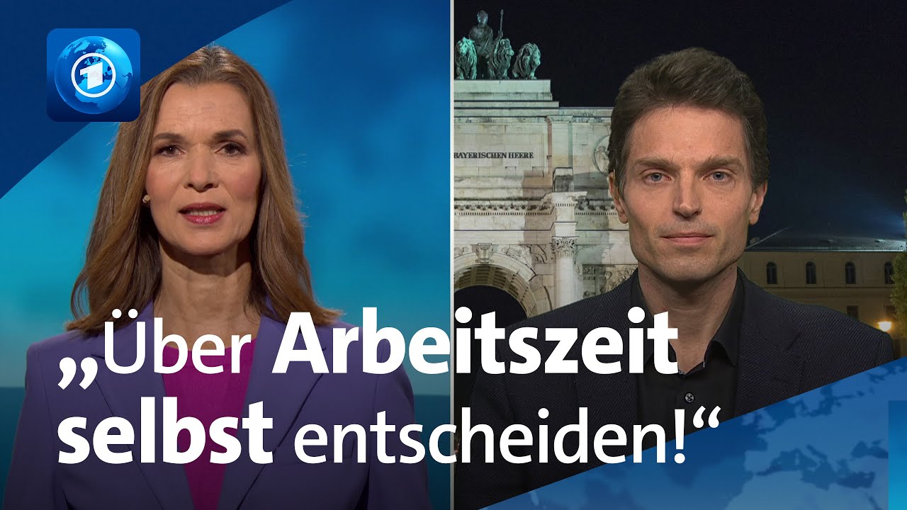 Ökonom Enzo Weber zur Arbeitszeitdebatte I tagesthemen-Interview