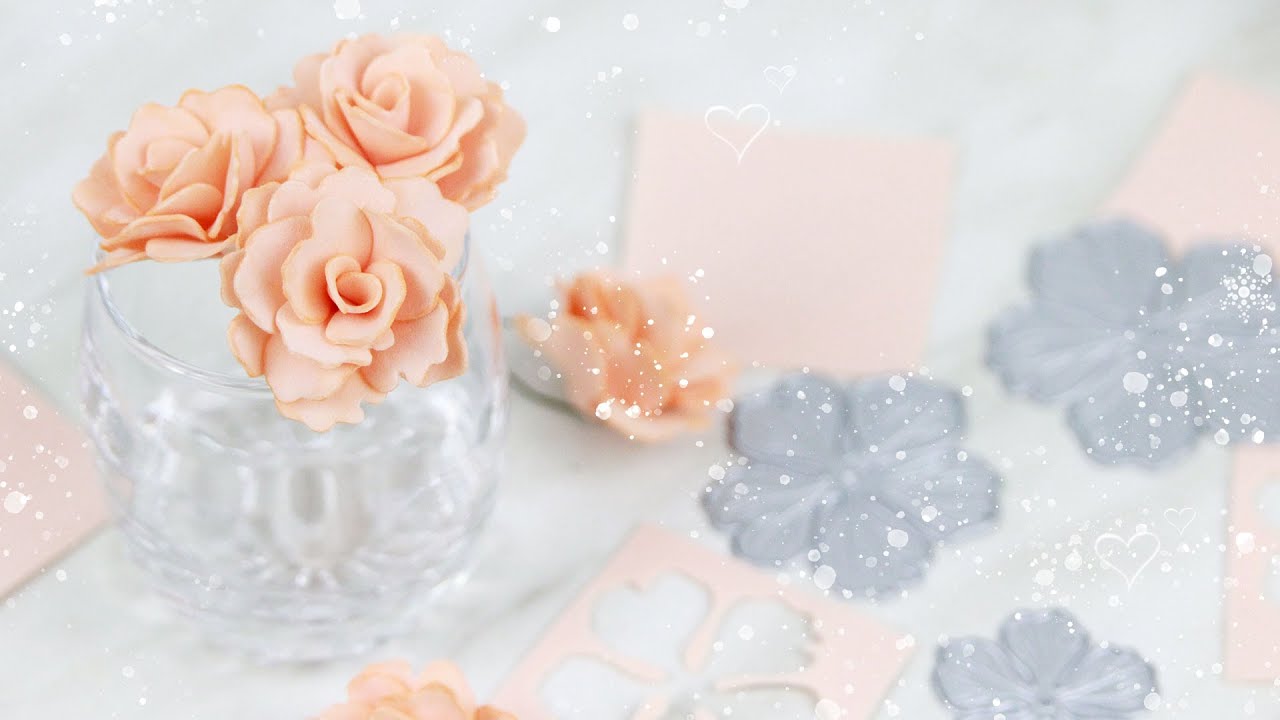 Цветы из фоамирана с помощью ножа для вырубки AgiArt «Цветы Пеларгонии»_Вариант1/ foamiran flowers