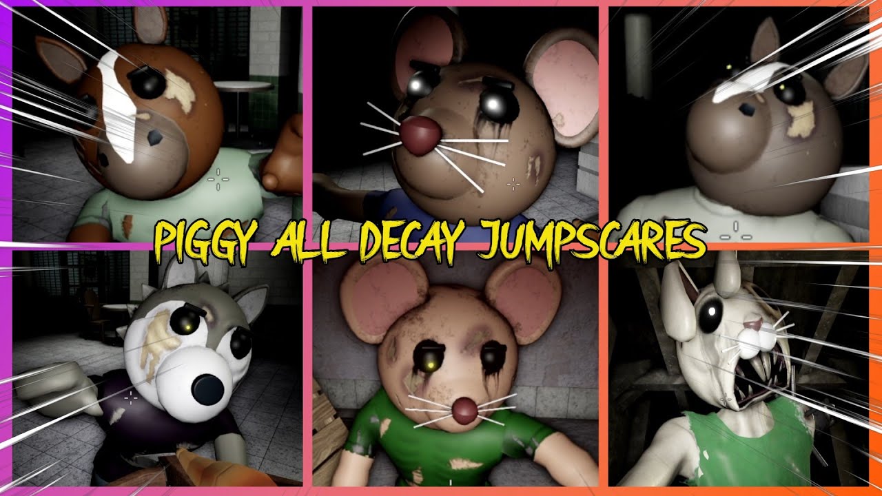 Piggy (NEW DECAY CHAPTER) All New JUMPSCARES and DEATH AREAS in DECAY