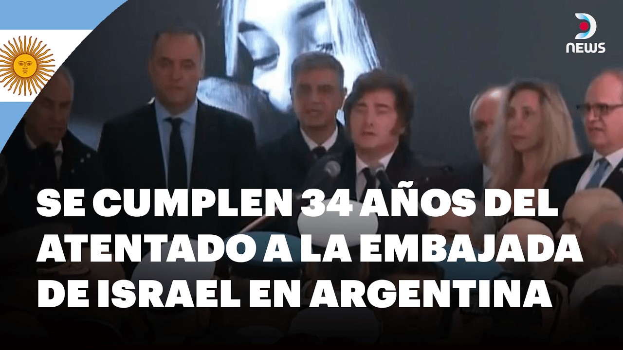 🇦🇷 Milei recordó el atentado a la Embajada de Israel y ratificó su postura contra Irán | DNews