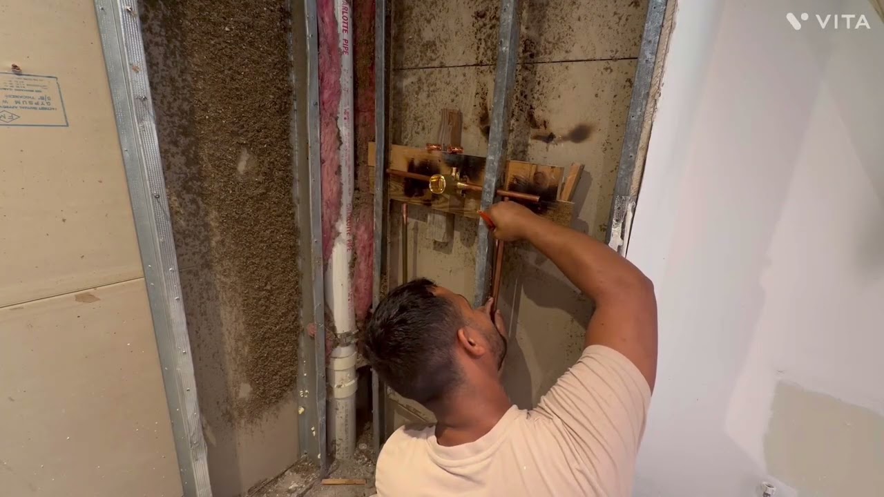 Cómo instalar válvulas mixtiadora para duchas paso ha paso rápido