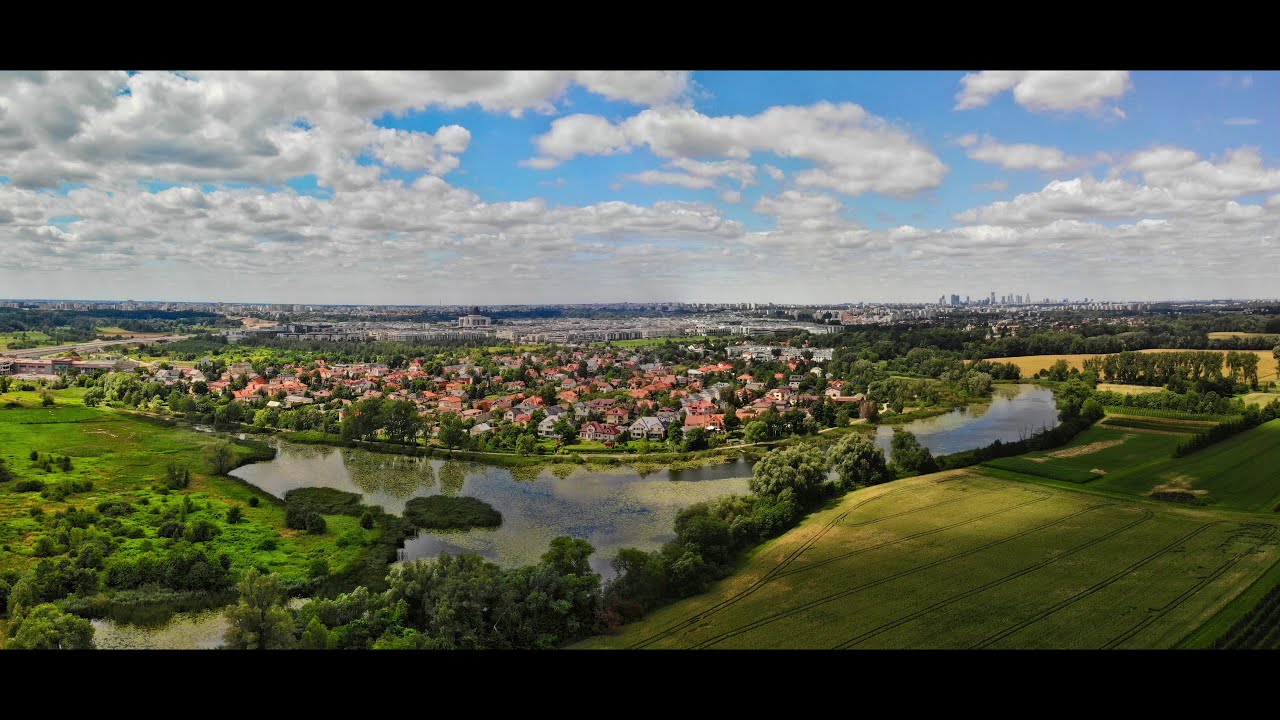 Dron - Warszawa - Jezioro Powsinkowskie - 4K