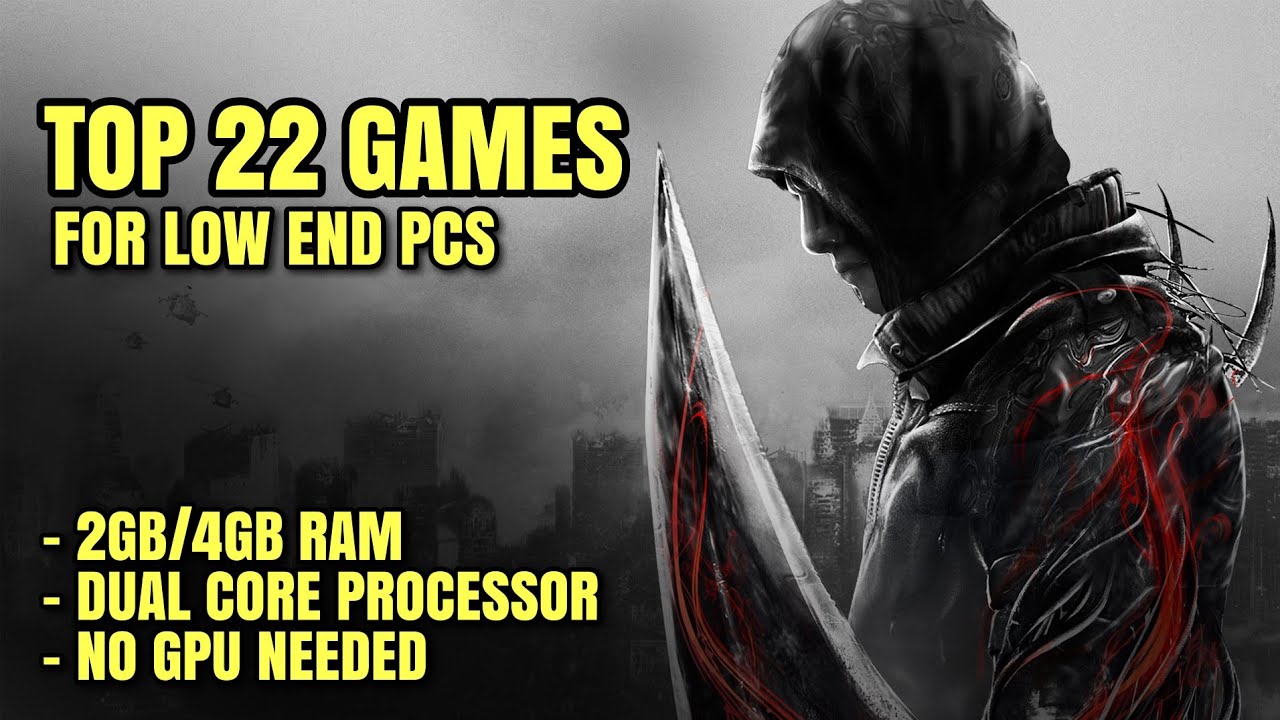 Top 22 Games For Low End PC 2022 | Most Optimised PC Games # 4
