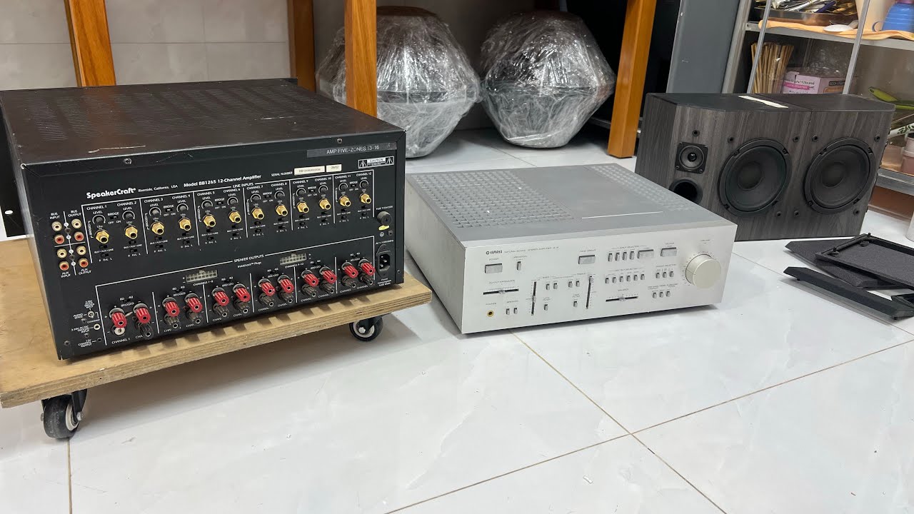 Power Mỹ lắm kênh |  Ampli Yamaha A-9 trùm cuối Class A ghép loa Mỹ bao hay ! #0919929926 