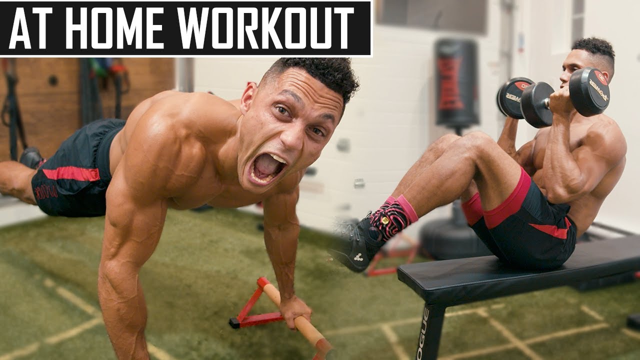 How I Train From Home | Full Upper Body Workout | The Greatness Program