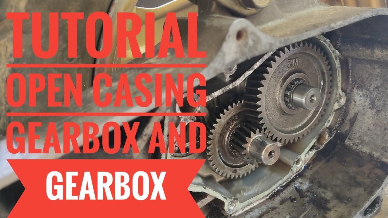 tutorial uninstall casing gearbox and gear box #v100 #address #suzuki #ag100 #ce13 #malaysia #japan