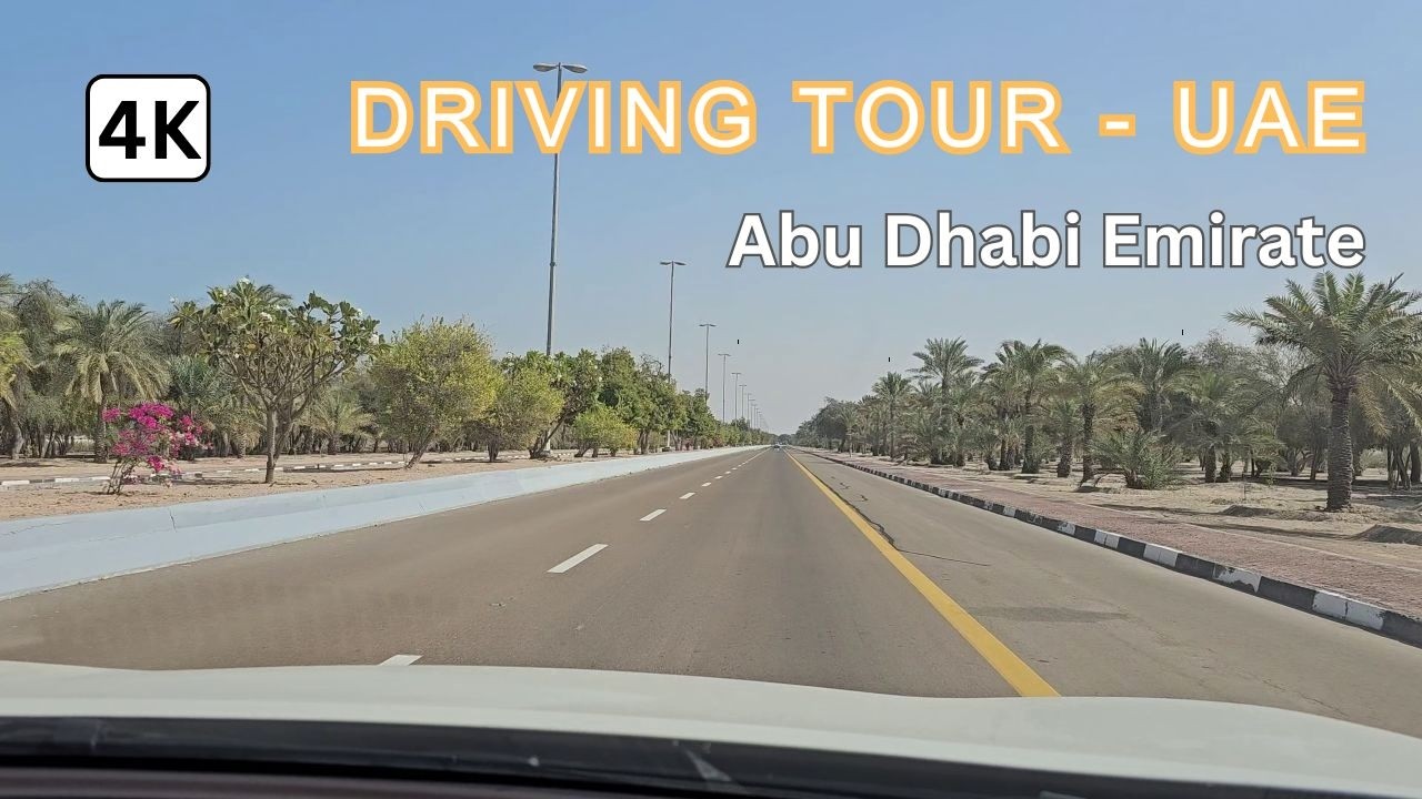 Driving Tour Inside Abu Dhabi Emirate | Scenic Drive Through Abu Dhabi Roads 🚗🇦🇪