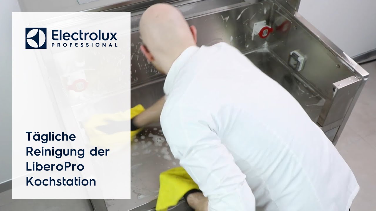 Tutorial zur LiberoPro Kochstation – Tägliche Reinigung  | Electrolux Professional