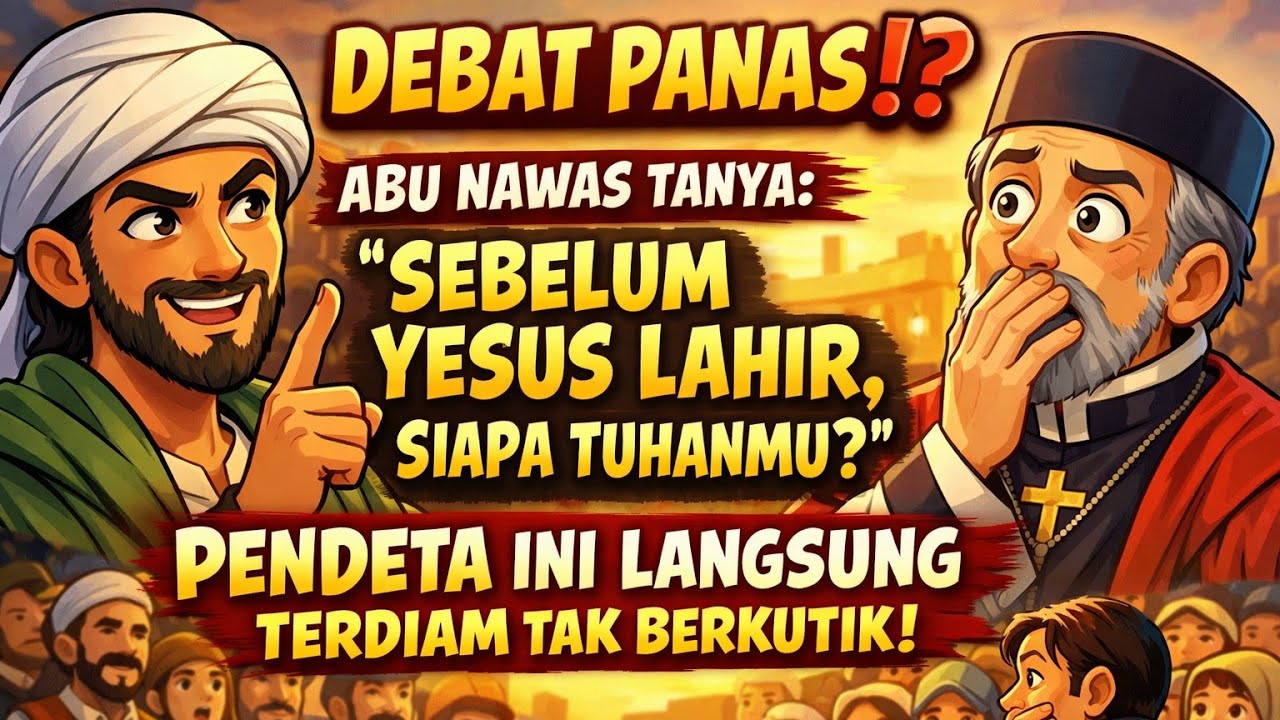 DEBAT PANAS⁉️ABU NAWAS TANYA: “SEBELUM YESUS LAHIR, SIAPA TUHANMU? PENDETA INI LANGSUNG TAK BERKUTIK