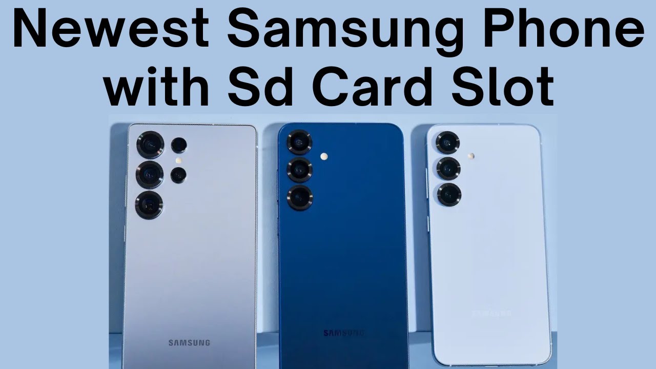 Пять новейших телефонов Samsung со слотом для SD-карт в 2026 году