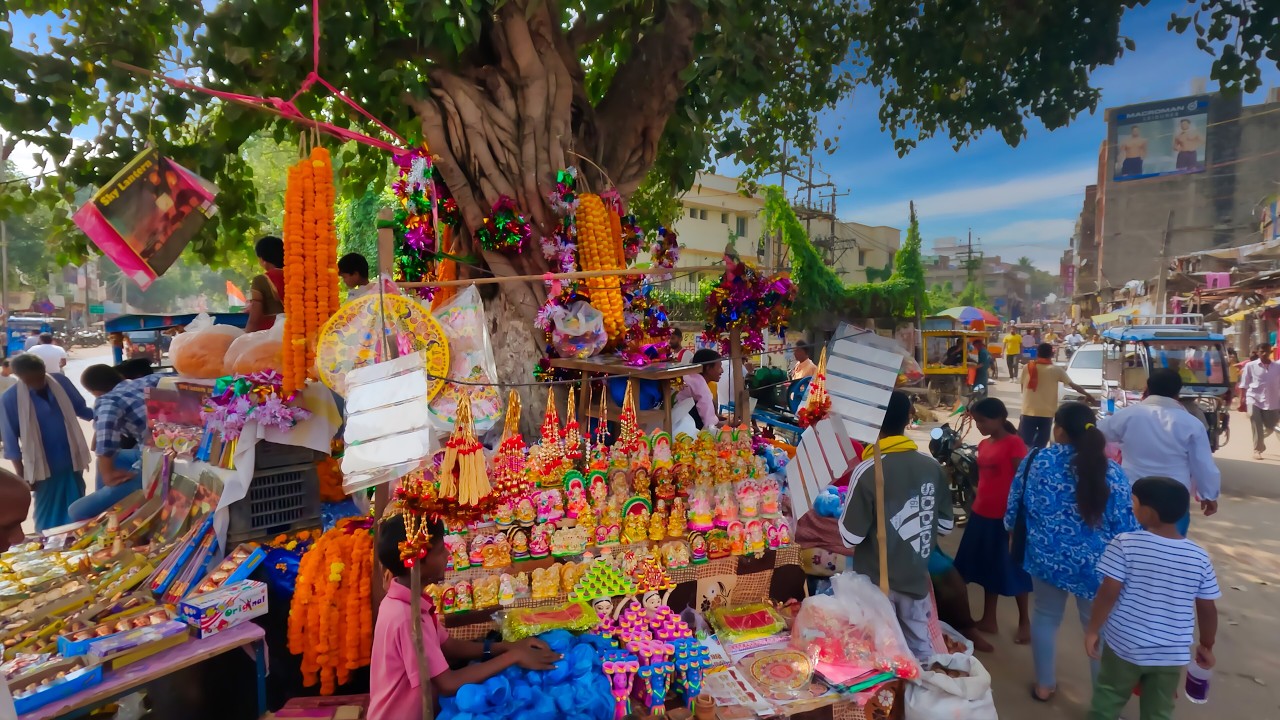 Rajgir Market, Nalanda, Bihar, India| राजगीर का बाजार, नालन्दा, बिहार | রাজগীর বাজার | રાજગીર ક બજાર