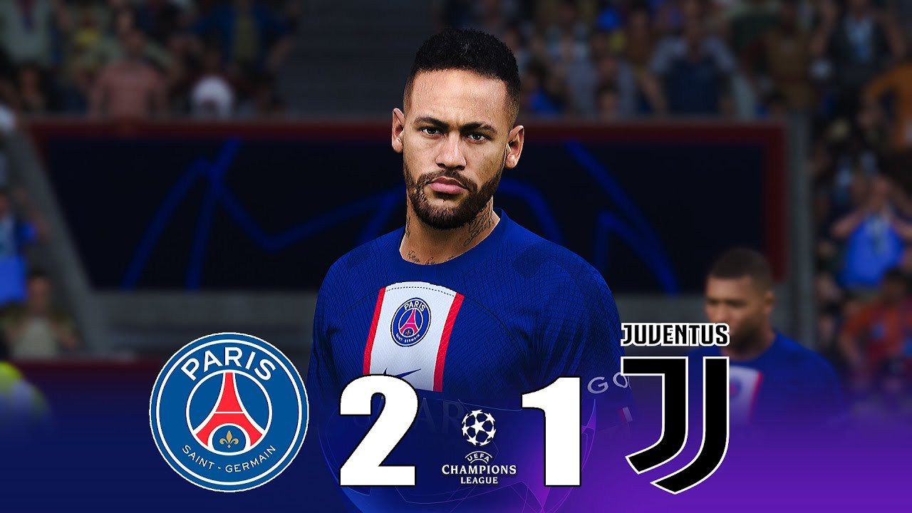Recreación PSG 2-1 JUVENTUS - Uefa Champions League 2022