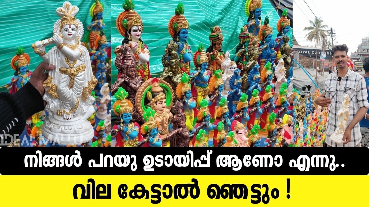 നിങ്ങൾ പറയു ഉടായിപ്പ് ആണോ എന്നു | വില കേട്ടാൽ ഞെട്ടും! #KrishnaIdols