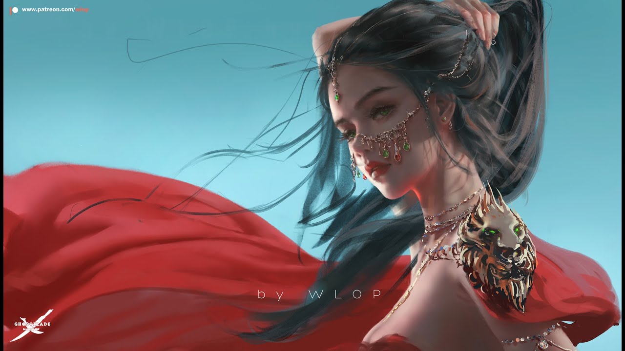 Photoshop painting process - Lylian