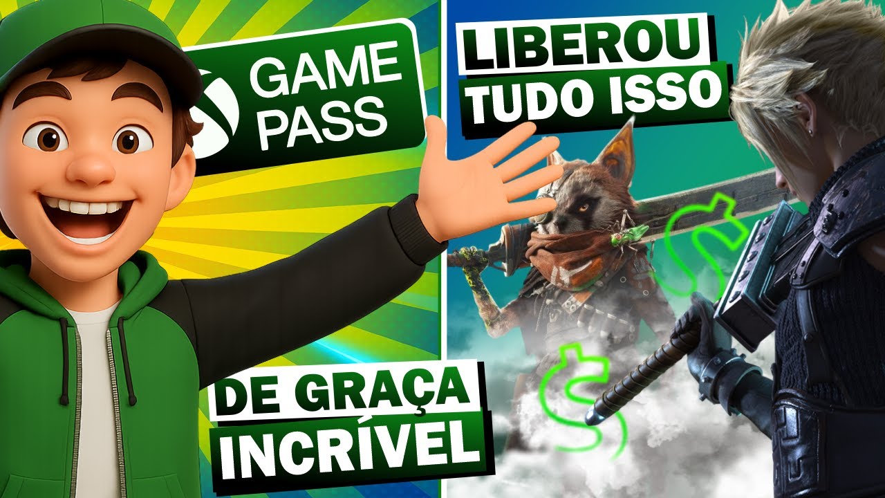 FINALMENTE LIBEROU! Xbox Game Pass GRÁTIS + 40 Novos Jogos AGORA na NUVEM!