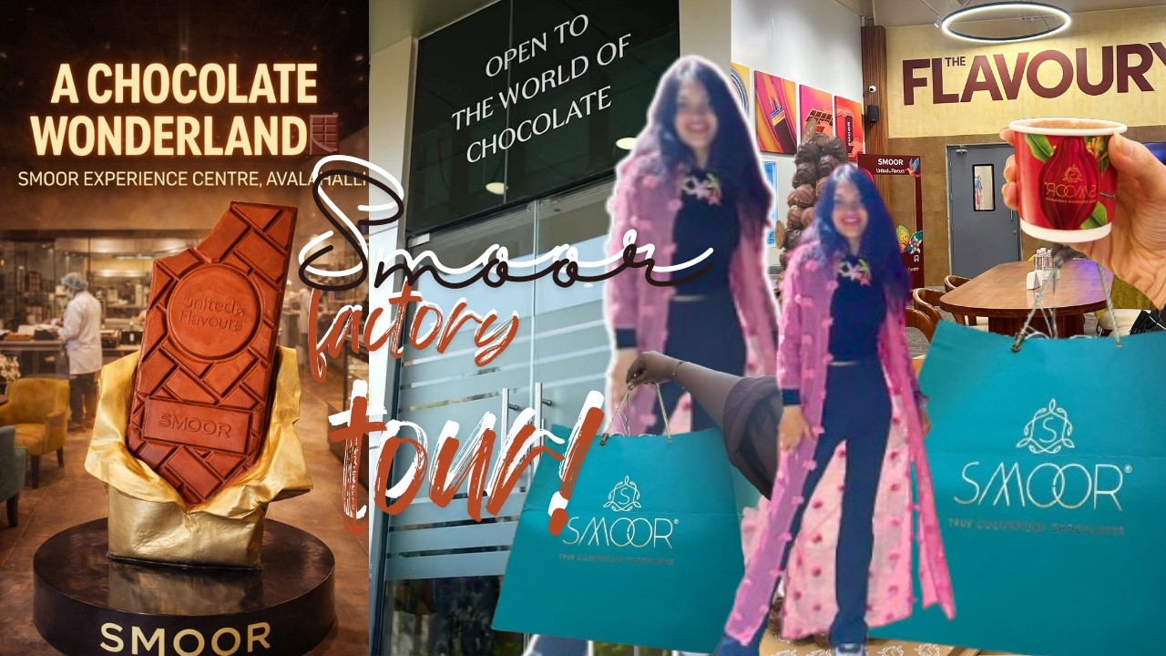 Bengaluru’s Chocolate Factory Tour || Smoor Experience Centre || Bangalore deserts/ wonderland
