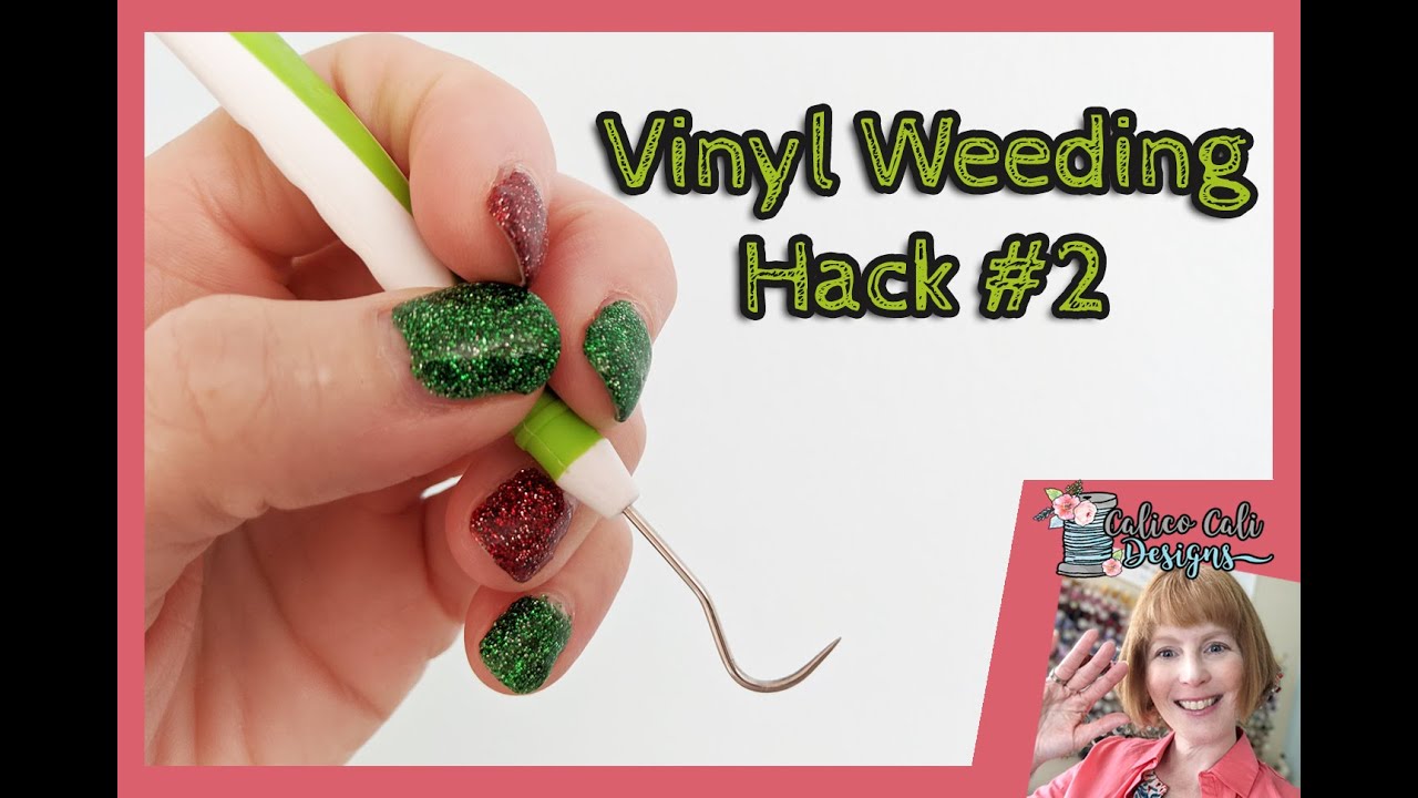 How to keep your weeding tools clean, a vinyl weeding hack video.