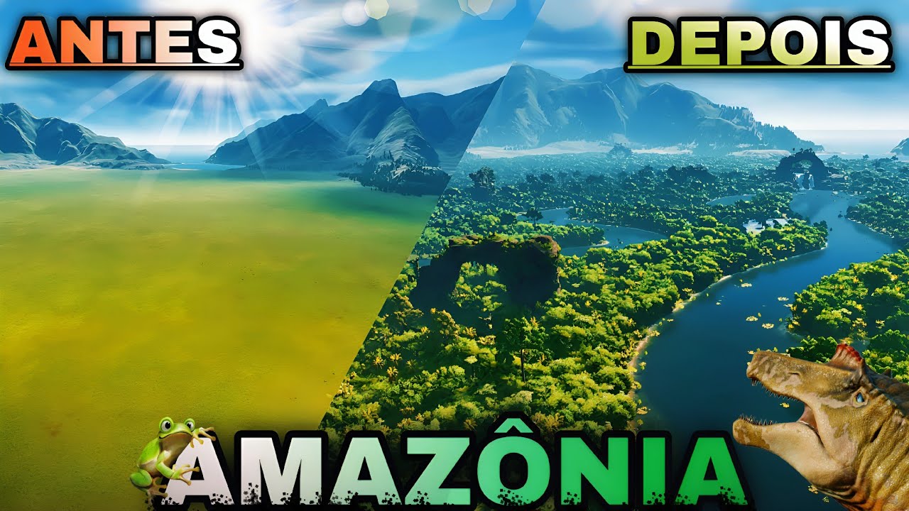 Construindo a AMAZONIA no Jurassic world evolution 3