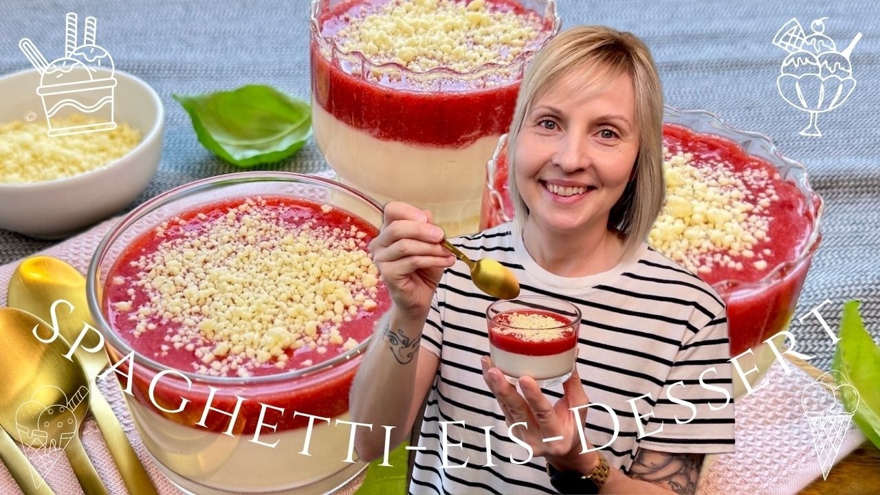 🍧 Spaghetti Eis Dessert 💕 - unwiderstehlich lecker - Thermomix&reg; Rezept